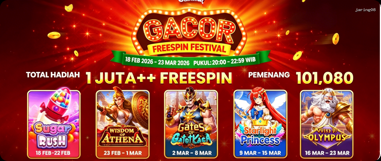 Login jaring08 Sekarang Bonus Melimpah